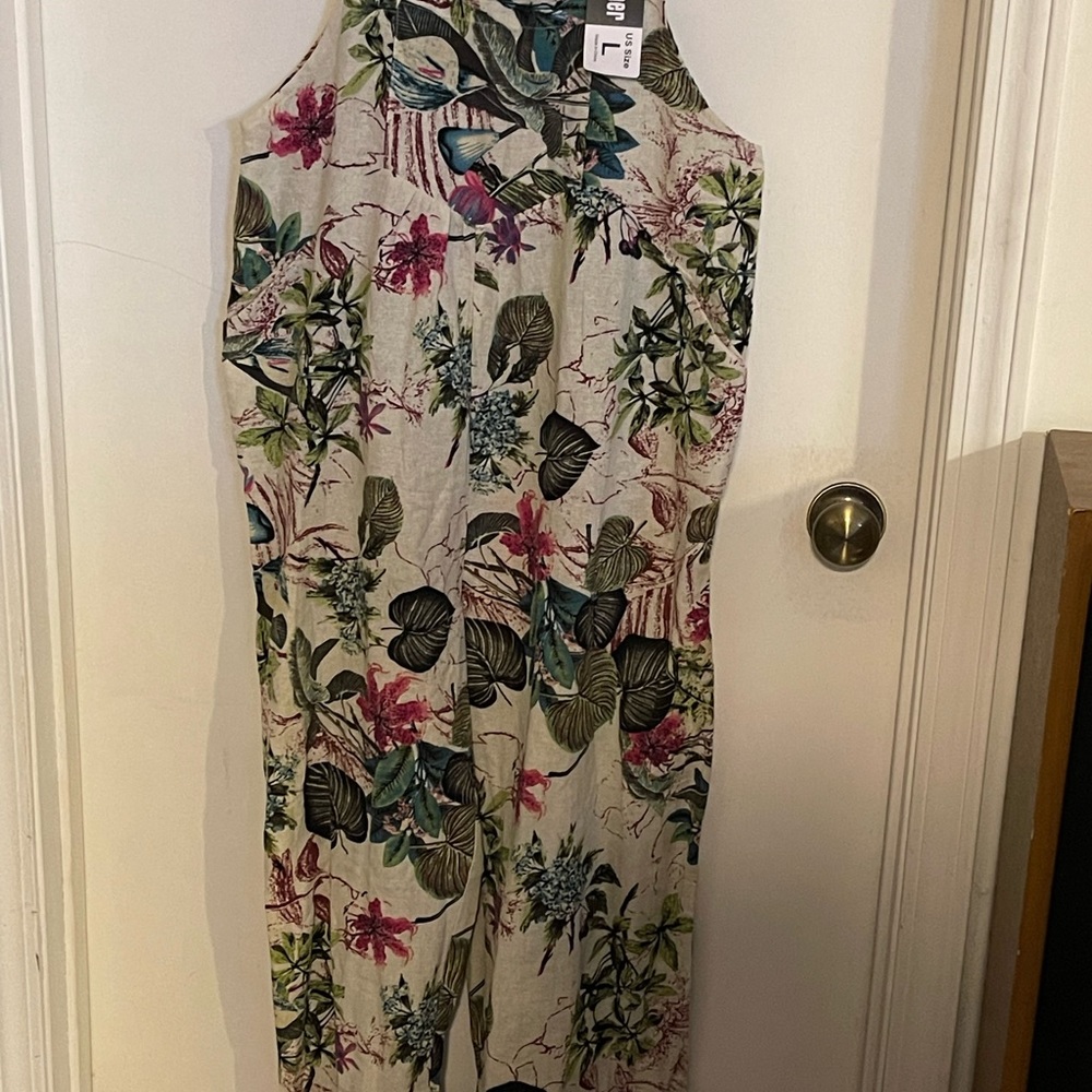 Himosyber Floral overalls size L
